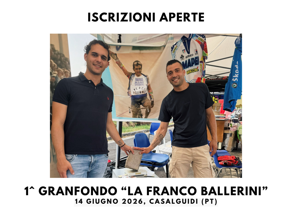 Iscrizioni aperte Granfondo La Franco Ballerini